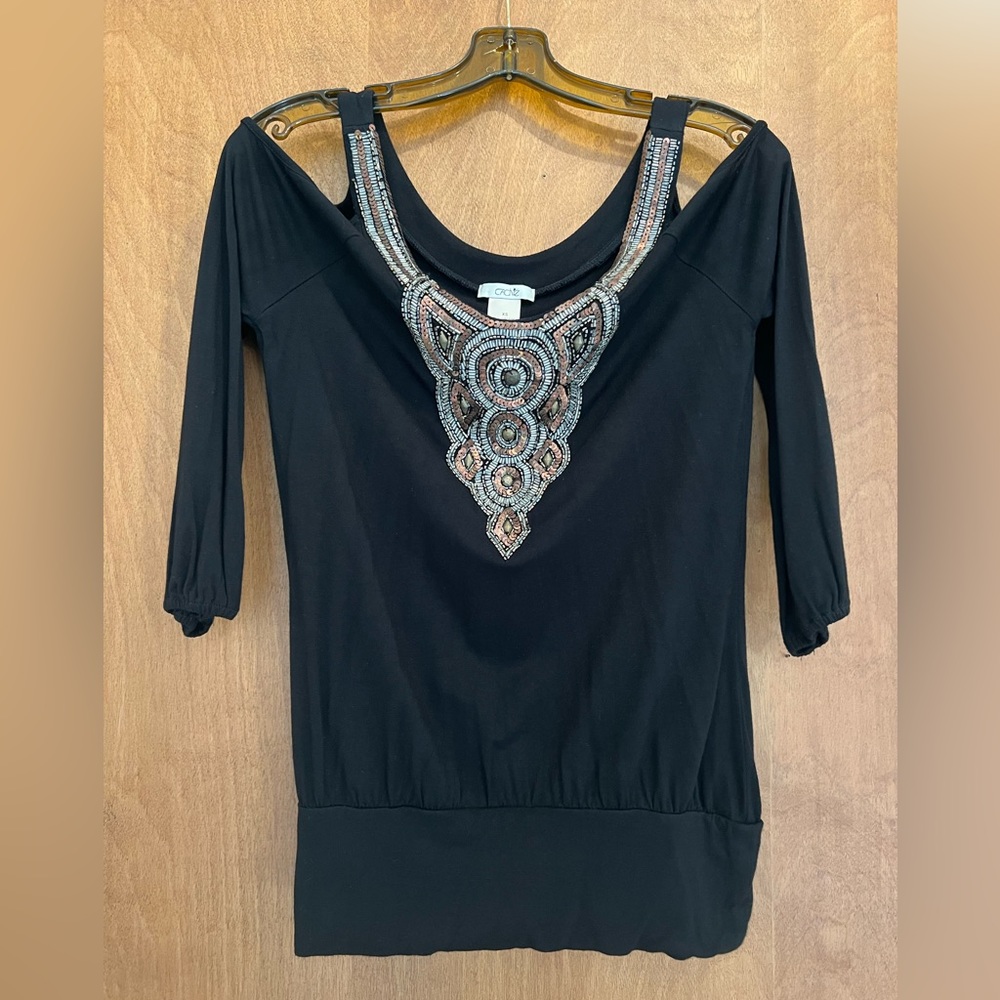 Cache Cold Should Embellished Top - image 2